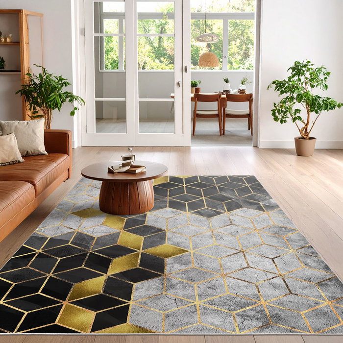 Conceptum Alfombra Multicolor con Impresión Digital 3D de 60 x 100 cm Conceptum Alfombra Multicolor con Impresión Digital 3D de 60 x 100 cm
